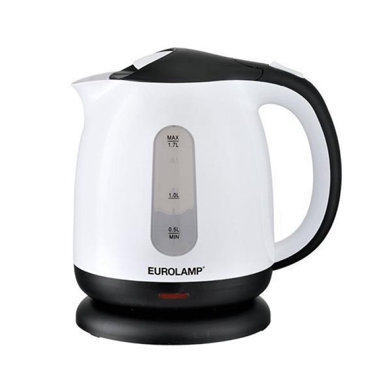 Eurolamp 300-70036 Βραστήρας  Λευκός/Μαύρος 2200W - 1.7 lt